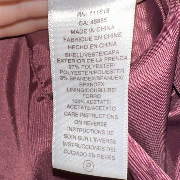 MICHAEL Michael Kors Purple Animal Print Belted Sheath Dress Size 14 - Picture 7 of 15